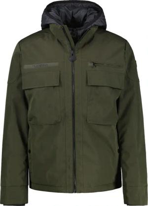LERROS Outdoorjacke "LERROS Fieldjacket mit Kapuze, gefüttert", mit Kapuze, Wasser- und windabweisend, atmungsaktiv