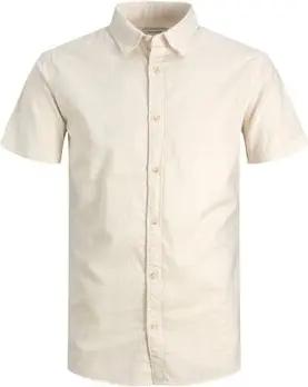 Jack & Jones Hemdbluse 12223332 SLUB SS-CLOUD DANCER