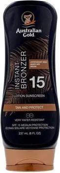 Australian Gold  Sonnenschutz & Sonnenpflege Sunscreen Spf15 Lotion With Bronzer