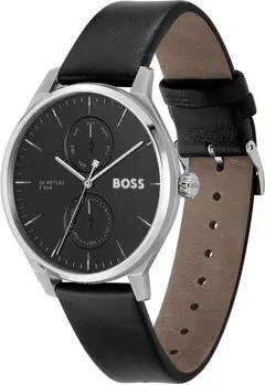 BOSS Armbanduhr Geschenkset mit Uhr und Kartenhalter