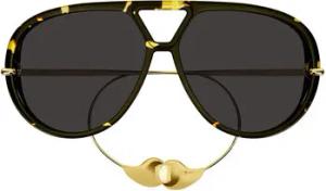 Bottega Veneta Sonnenbrillen Tropfen Aviator BV1273S 005 Sonnenbrille