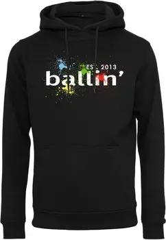 Ballin Est. 2013 Pullover Paint Splatter Hoodie