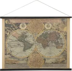 Signes Grimalt Gemälde, Leinwände Rollbare Leinwand Mit Weltkarte
