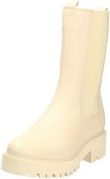 Online Shoes Stiefel Stiefeletten leichtes Futter F8422-BEIGE