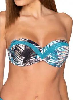 Luna Bikini Ober- und Unterteile Bademode Oberteil Bandeau vorgeformt Tropic Splendida