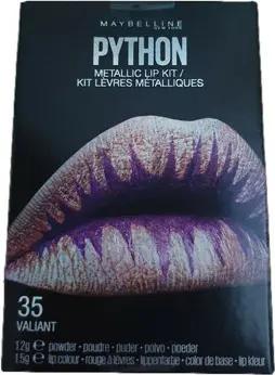 Maybelline New York Set Lidschatten Python Metallic-Lippenstift-Set - 35 Valiant