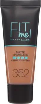 Maybelline New York Make-up & Foundation Fit Me Matte Poreless Foundation - 352 Cacao