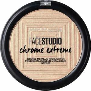 Maybelline New York Highlighter Face Studio Chrome Metallischer Highlighter-Puder - 300