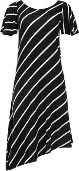 Lisca Kleider Asymmetrisches Sommerkleid mit kurzen Ärmeln Rhodes