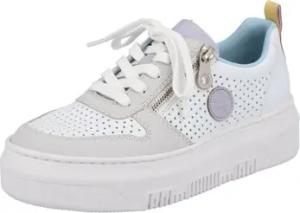 Rieker  Sneaker ,quarz/weiss/sun/lilac M1905-80