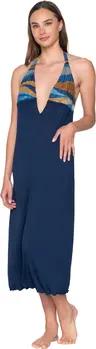 Luna Kleider Langes Sommer-Nackt-Rücken-Kleid Liberty Splendida