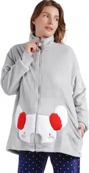 Admas Pyjamas/ Nachthemden Hausjacke Good Morning Mouse