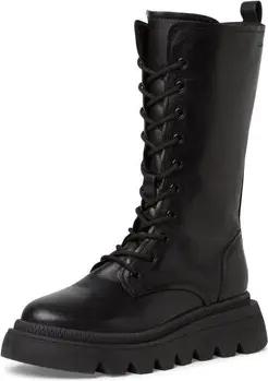Tamaris Stiefel Stiefel Da.-Stiefel BLACK LEATHER 1-25282-41/003 003-003
