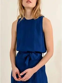 Molly Bracken Tank Top T1801CP-NAVY BLUE