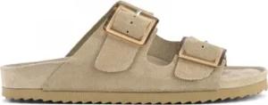 Colors of California Sandalen Cow suede bio with two buckles
