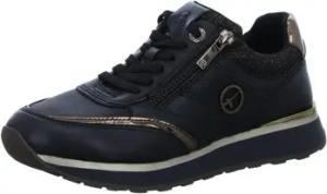 Tamaris Halbschuhe Schnuerschuhe SneakSchwarzKupfer 1-23726-43/096