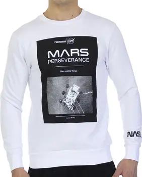 Nasa Sweatshirt MARS03S-WHITE