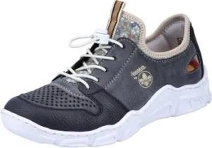 Rieker Damenschuhe Slipper Wildbuk/Dusty/Scubo pazi/kornb L0639-14