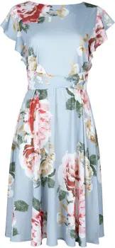 Lisca Kleider Sommerkleid mit kurzen Ärmeln Hawaii