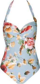 Lisca Badeanzug Einteiliger vorgeformter Neckholder-Badeanzug Hawaii