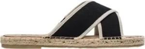 Paez  Sandalen Sandals Crossed W - Linen Black