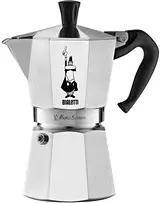 BIALETTI Moka Express 6 Espressokocher silber, 6 Tassen