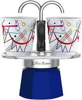 BIALETTI Mini Express Espressokocher blau, 2 Tassen