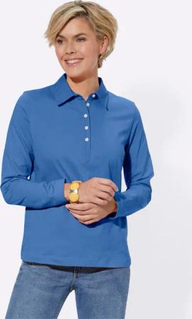 Langarm-Poloshirt
