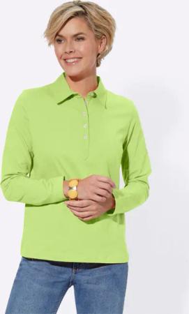 Langarm-Poloshirt