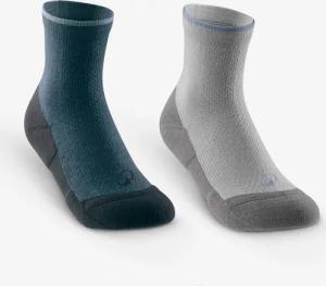 Wandersocken Kinder - Hike100 grau 2 Paar