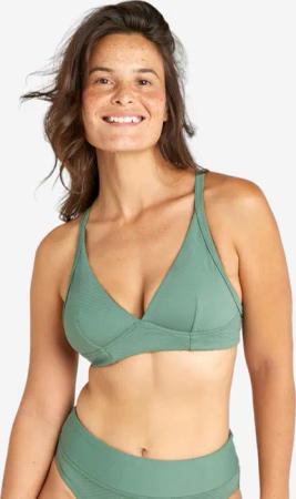 Bikini-Oberteil Bustier Damen - Bea khaki