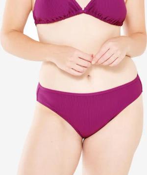 Bikini-Hose Damen strukturiert Nina violett
