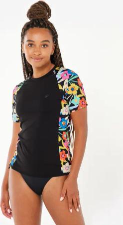 UV-Shirt Surfen Damen UV-Schutz 50+ Kanika schwarz