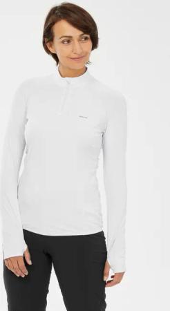 Wandershirt Damen langarm UV-Schutz Bergwandern - MH550 weiß