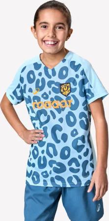 Mädchen Fußball Trikot - Viralto Leopard blau