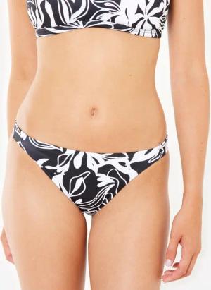Bikini-Hose Damen Aly schwarz/weiß
