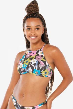 Bikini-Oberteil Damen Bustier geblümt Andrea mehrfarbig