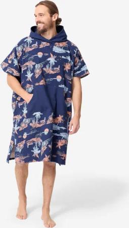 Surf-Poncho Damen/Herren - 500 Stories blau