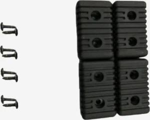 Kappe hinterer Standfuß 4er-Set - Ersatzteil für Bench Press Fold