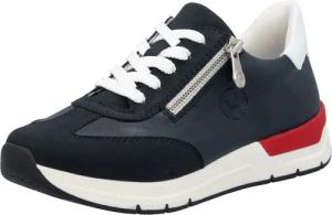 Rieker Keilsneaker, Halbschuh, Freizeitschuh, Schnürschuh mit seiltichem Reißverschluss