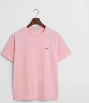 Gant Kurzarmshirt T-Shirt mit Logostickerei - Regular Fit