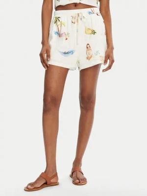 Seafolly Stoffshorts Isla Palm 55401-SH Écru Regular Fit