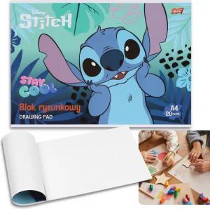 Sarcia.eu Malblock DISNEY Stitch Zeichenblock, weiß A4 20 Blatt