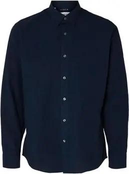 Selected  Hemdbluse 16079056 LINEN SHIRT-SKY CAPTAIN