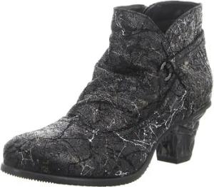 Simen  Stiefel Stiefeletten 7093A SCHWARZ-GOLD