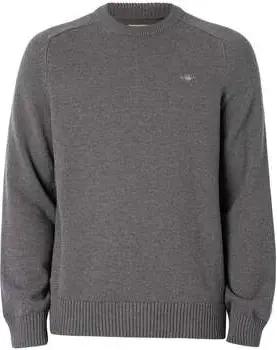 Gant Pullover Lässiger Sattelstrick aus Baumwolle