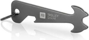 FABACH Schlüsselanhänger Trolley Shark Blacky Einkaufswagenlöser Einkaufswagenchip (1-tlg)