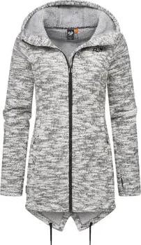 Ragwear Sweatshirt Kapuzenstrickjacke Wingi Melange