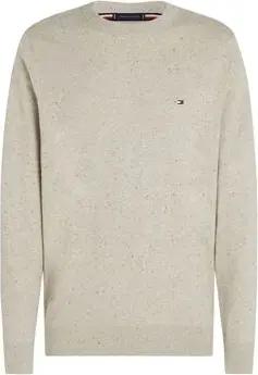 Tommy Hilfiger Pullover MW0MW28046 PIMA ORG CTN CASHMER-OIN DONEGAL LIGHT GREY