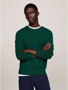 Tommy Hilfiger Pullover MW0MW36535 LAMBSWOOL-MRB ORNAMENTAL GREEN HTR
